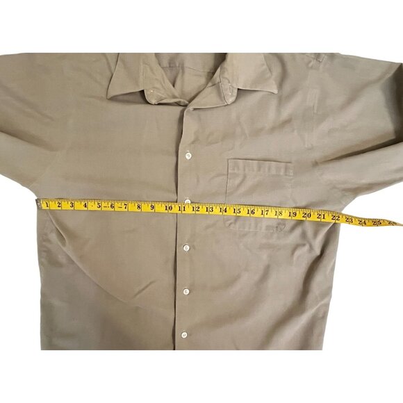 Geoffrey Beene Mens Shirt Size 16.5 34/35 Long Sleeve Button Down - Picture 4 of 7